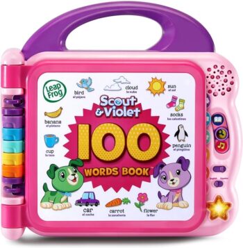 LeapFrog Scout and Violet 100 Words Book (Amazon Exclusive), Purple